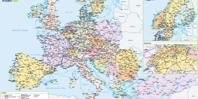 Karta интеррейл Švicarska 