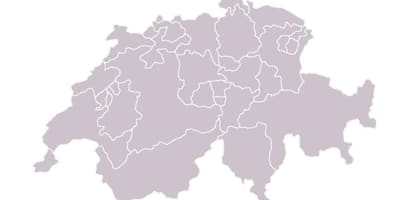 Karta prazna kartica Švicarskoj